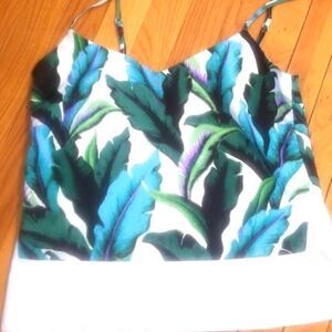Banana Republic Tropical Tank Top Style Shirt